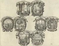 An illustration from Historische Bilder-Bibel : welche besteht in Fünff Theill (1700)