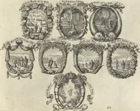 An illustration from Historische Bilder-Bibel : welche besteht in Fünff Theill (1700)