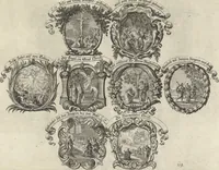 An illustration from Historische Bilder-Bibel : welche besteht in Fünff Theill (1700)