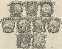 An illustration from Historische Bilder-Bibel : welche besteht in Fünff Theill (1700)