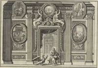An illustration from Historische Bilder-Bibel : welche besteht in Fünff Theill (1700)