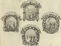 An illustration from Historische Bilder-Bibel : welche besteht in Fünff Theill (1700)