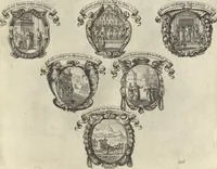 An illustration from Historische Bilder-Bibel : welche besteht in Fünff Theill (1700)