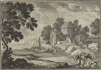 An illustration from Historische Bilder-Bibel : welche besteht in Fünff Theill (1700)