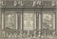An illustration from Historische Bilder-Bibel : welche besteht in Fünff Theill (1700)