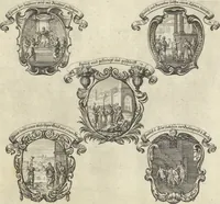 An illustration from Historische Bilder-Bibel : welche besteht in Fünff Theill (1700)