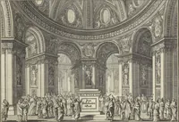 An illustration from Historische Bilder-Bibel : welche besteht in Fünff Theill (1700)