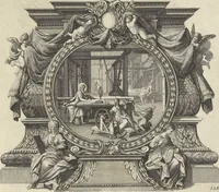 An illustration from Historische Bilder-Bibel : welche besteht in Fünff Theill (1700)