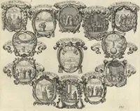 An illustration from Historische Bilder-Bibel : welche besteht in Fünff Theill (1700)