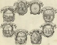 An illustration from Historische Bilder-Bibel : welche besteht in Fünff Theill (1700)