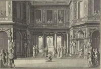 An illustration from Historische Bilder-Bibel : welche besteht in Fünff Theill (1700)