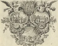 An illustration from Historische Bilder-Bibel : welche besteht in Fünff Theill (1700)
