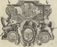 An illustration from Historische Bilder-Bibel : welche besteht in Fünff Theill (1700)