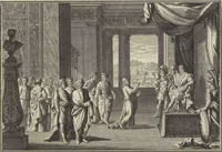 An illustration from Historische Bilder-Bibel : welche besteht in Fünff Theill (1700)