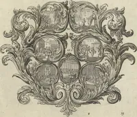 An illustration from Historische Bilder-Bibel : welche besteht in Fünff Theill (1700)