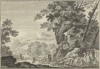 An illustration from Historische Bilder-Bibel : welche besteht in Fünff Theill (1700)
