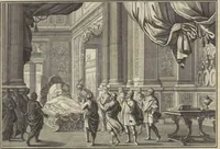 An illustration from Historische Bilder-Bibel : welche besteht in Fünff Theill (1700)
