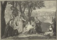 An illustration from Historische Bilder-Bibel : welche besteht in Fünff Theill (1700)