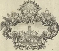 An illustration from Historische Bilder-Bibel : welche besteht in Fünff Theill (1700)