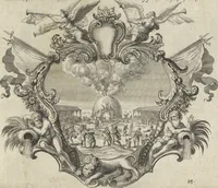 An illustration from Historische Bilder-Bibel : welche besteht in Fünff Theill (1700)
