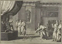 An illustration from Historische Bilder-Bibel : welche besteht in Fünff Theill (1700)