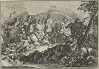 An illustration from Historische Bilder-Bibel : welche besteht in Fünff Theill (1700)