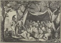 An illustration from Historische Bilder-Bibel : welche besteht in Fünff Theill (1700)