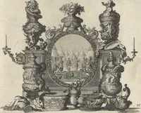 An illustration from Historische Bilder-Bibel : welche besteht in Fünff Theill (1700)