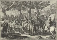 An illustration from Historische Bilder-Bibel : welche besteht in Fünff Theill (1700)