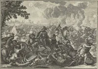 An illustration from Historische Bilder-Bibel : welche besteht in Fünff Theill (1700)