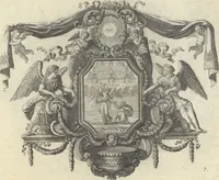 Picture 15 of 61 from Biblisches Engel- u. Kunst Werck : alles das jenige, was in Heiliger Göttlicher Schrifft Altes und Neuen Testaments von den heiligen Engeln Gottes ... zu finden ist ... : mit Fleiss zusammen getragen, in Kupffer gestochen und verlegt (1705), leaf 18