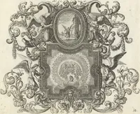 An illustration from Biblisches Engel- u. Kunst Werck : alles das jenige, was in Heiliger Göttlicher Schrifft Altes und Neuen Testaments von den heiligen Engeln Gottes ... zu finden ist ... : mit Fleiss zusammen getragen, in Kupffer gestochen und verlegt (1705)