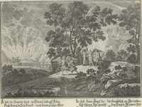 Picture 34 of 61 from Biblisches Engel- u. Kunst Werck : alles das jenige, was in Heiliger Göttlicher Schrifft Altes und Neuen Testaments von den heiligen Engeln Gottes ... zu finden ist ... : mit Fleiss zusammen getragen, in Kupffer gestochen und verlegt (1705), leaf 38