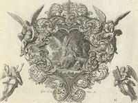 Picture 43 of 61 from Biblisches Engel- u. Kunst Werck : alles das jenige, was in Heiliger Göttlicher Schrifft Altes und Neuen Testaments von den heiligen Engeln Gottes ... zu finden ist ... : mit Fleiss zusammen getragen, in Kupffer gestochen und verlegt (1705), leaf 46