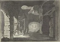 An illustration from Biblisches Engel- u. Kunst Werck : alles das jenige, was in Heiliger Göttlicher Schrifft Altes und Neuen Testaments von den heiligen Engeln Gottes ... zu finden ist ... : mit Fleiss zusammen getragen, in Kupffer gestochen und verlegt (1705)