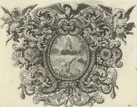 An illustration from Biblisches Engel- u. Kunst Werck : alles das jenige, was in Heiliger Göttlicher Schrifft Altes und Neuen Testaments von den heiligen Engeln Gottes ... zu finden ist ... : mit Fleiss zusammen getragen, in Kupffer gestochen und verlegt (1705)