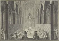 Picture 54 of 61 from Biblisches Engel- u. Kunst Werck : alles das jenige, was in Heiliger Göttlicher Schrifft Altes und Neuen Testaments von den heiligen Engeln Gottes ... zu finden ist ... : mit Fleiss zusammen getragen, in Kupffer gestochen und verlegt (1705), leaf 58