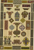 Picture 265 of 387 from The grammar of ornament (1868), leaf 238