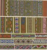 Picture 269 of 387 from The grammar of ornament (1868), leaf 254