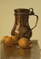 Picture 1 of 12 from Le mélange des couleurs enseigné par l'exemple : leçons données sur les fac-similés des oeuvres et des palettes : orangé, bleu, jaune, violet, rouge, vert, blanc (1900), leaf 10