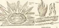 An illustration from De naturae diuinis characterismis, seu, Raris & admirandis spectaculis, causis, indiciis, proprietatibus rerum in partibus singulis vniuersi, libri II (1575)