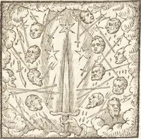 An illustration from De naturae diuinis characterismis, seu, Raris & admirandis spectaculis, causis, indiciis, proprietatibus rerum in partibus singulis vniuersi, libri II (1575)