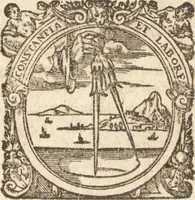 An illustration from De naturae diuinis characterismis, seu, Raris & admirandis spectaculis, causis, indiciis, proprietatibus rerum in partibus singulis vniuersi, libri II (1575)