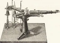 An illustration from The principles of light and color: including among other things the harmonic laws of the universe, the etherio-atomic philosophy of force, chromo chemistry, chromo therapeutics, and the general philosophy of the fine forces, together with numerous discoveries and practical applications .. (1878)