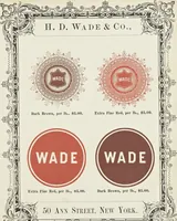 Picture 54 of 71 from Specimens of black and colored printing inks manufactured by H.D. Wade & Co., no. 50 Ann Street, New York (1870), leaf 106