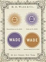 Picture 56 of 71 from Specimens of black and colored printing inks manufactured by H.D. Wade & Co., no. 50 Ann Street, New York (1870), leaf 108