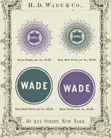 Picture 59 of 71 from Specimens of black and colored printing inks manufactured by H.D. Wade & Co., no. 50 Ann Street, New York (1870), leaf 112