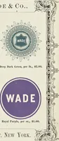 An illustration from Specimens of black and colored printing inks manufactured by H.D. Wade & Co., no. 50 Ann Street, New York (1870)