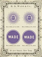 Picture 63 of 71 from Specimens of black and colored printing inks manufactured by H.D. Wade & Co., no. 50 Ann Street, New York (1870), leaf 118