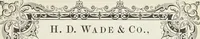 An illustration from Specimens of black and colored printing inks manufactured by H.D. Wade & Co., no. 50 Ann Street, New York (1870)